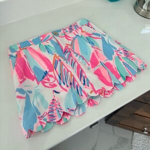 Lily Pulitzer COLETTE Scalloped Hem Skort